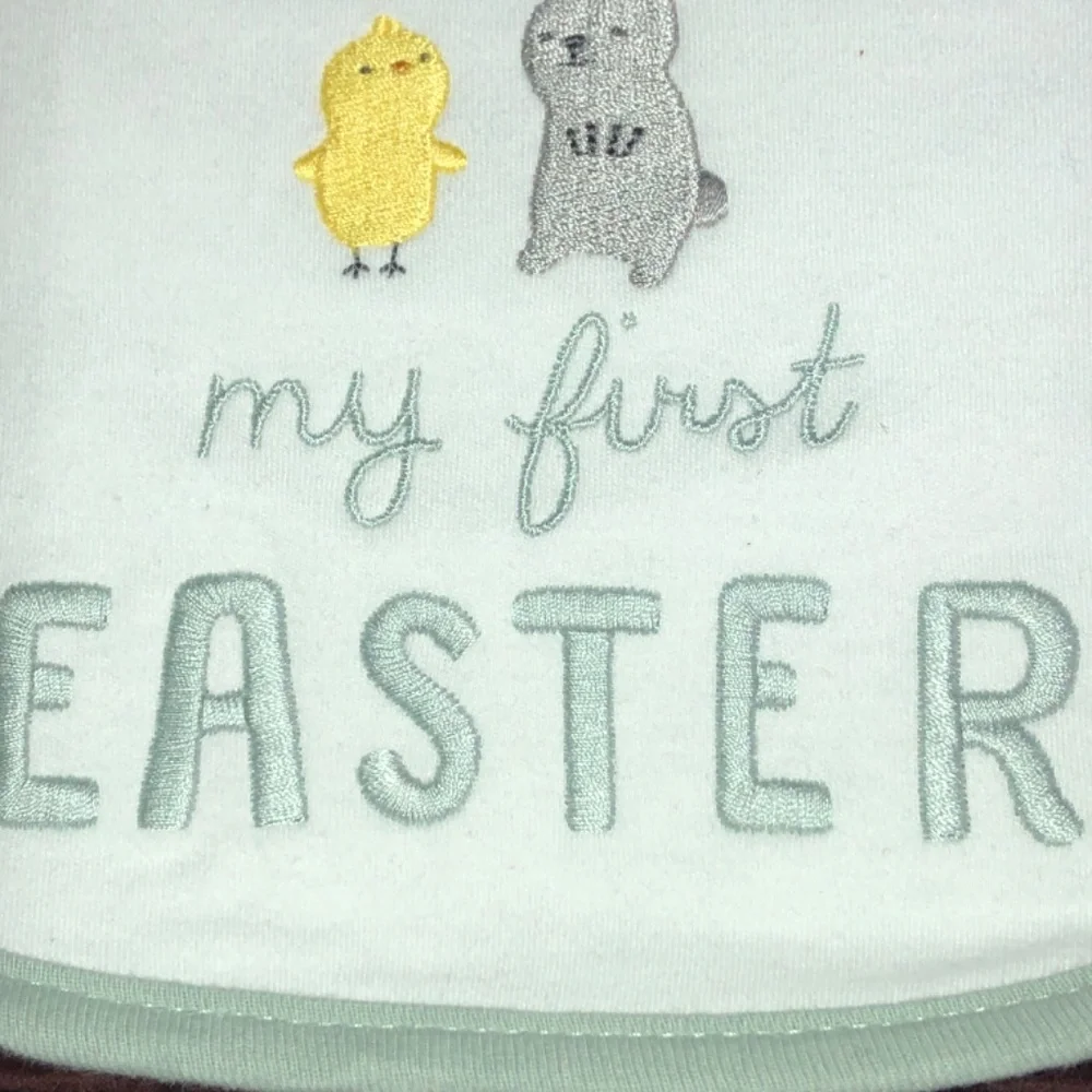 carter’s -just one you- My First Easter Baby/Infant Embroidered Bib